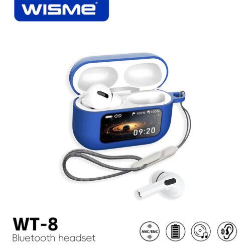 Wisme WT 8 Smart Lcd Touch Earbuds