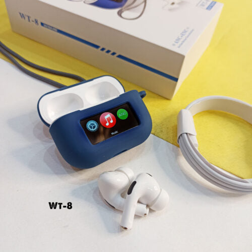 Wisme WT 8 Smart Lcd Touch Earbuds